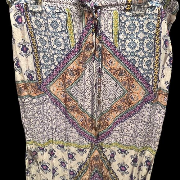 Live 4 Truth boho high side slit skirt with drawstring waist size XL - Picture 7 of 9